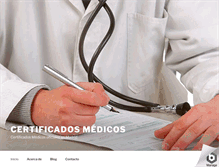 Tablet Screenshot of certificado-medico.com